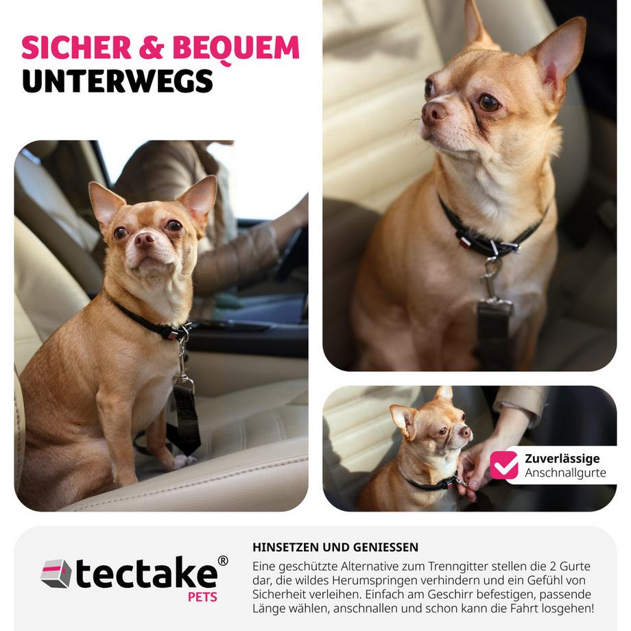 Tectake  Hundeschutzgitter Balu verstellbare Breite aus robustem Stahl 