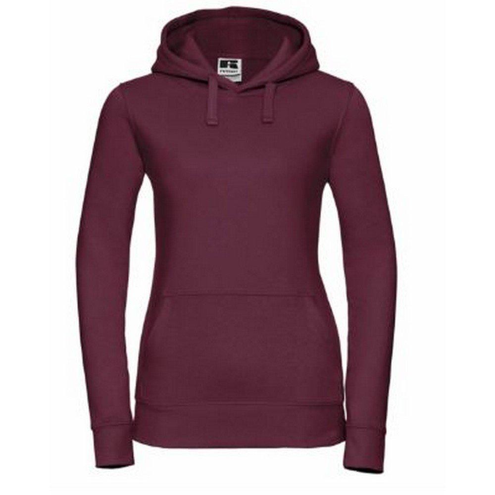 Image of Premium Authentisches Kapuzenpullover Damen Weinrot XS