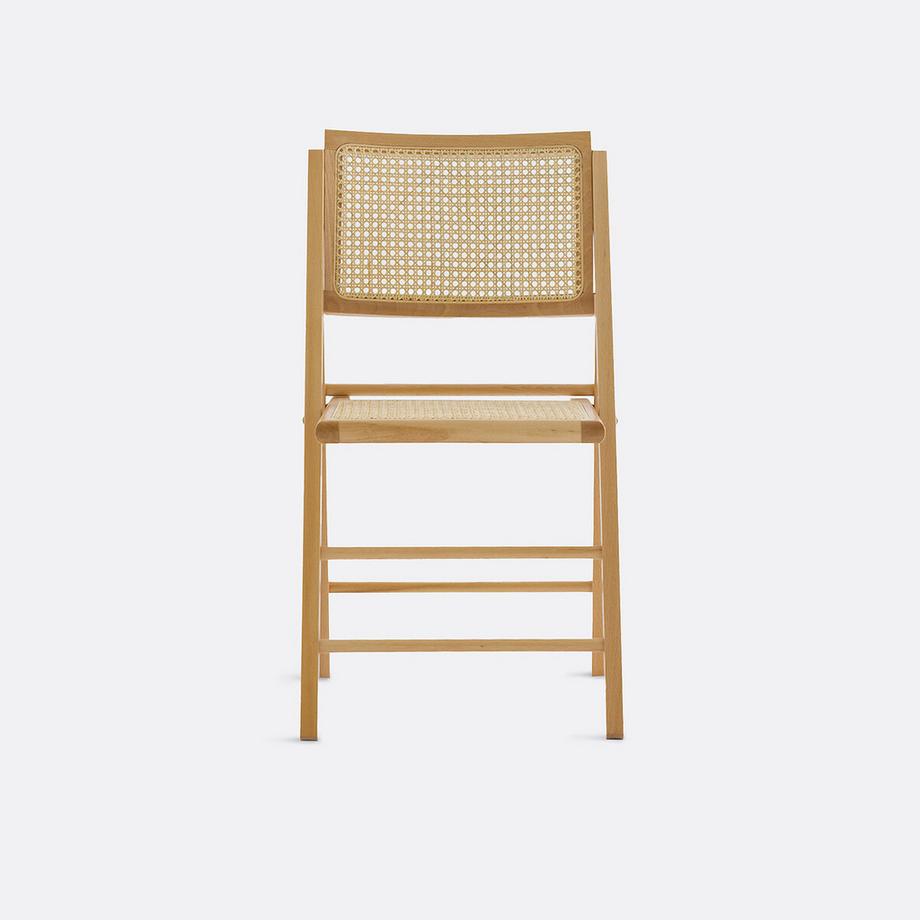 La Redoute Intérieurs Klappstuhl Buche und Rohrgeflecht  