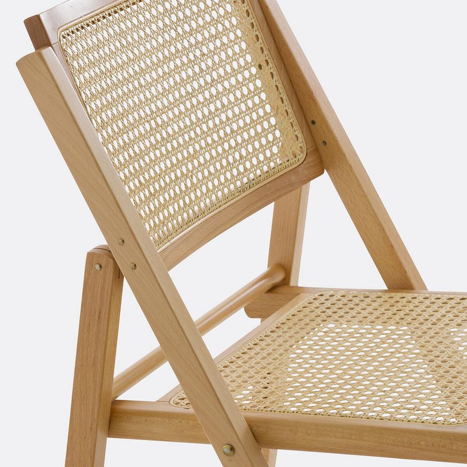 La Redoute Intérieurs Klappstuhl Buche und Rohrgeflecht  