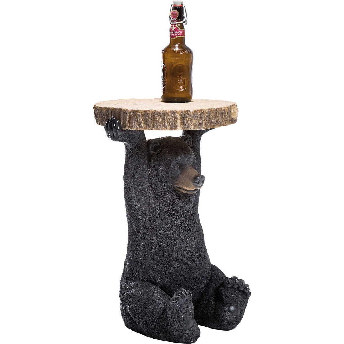 KARE Design Table d&#039;appoint Animal Bear Ø33cm  