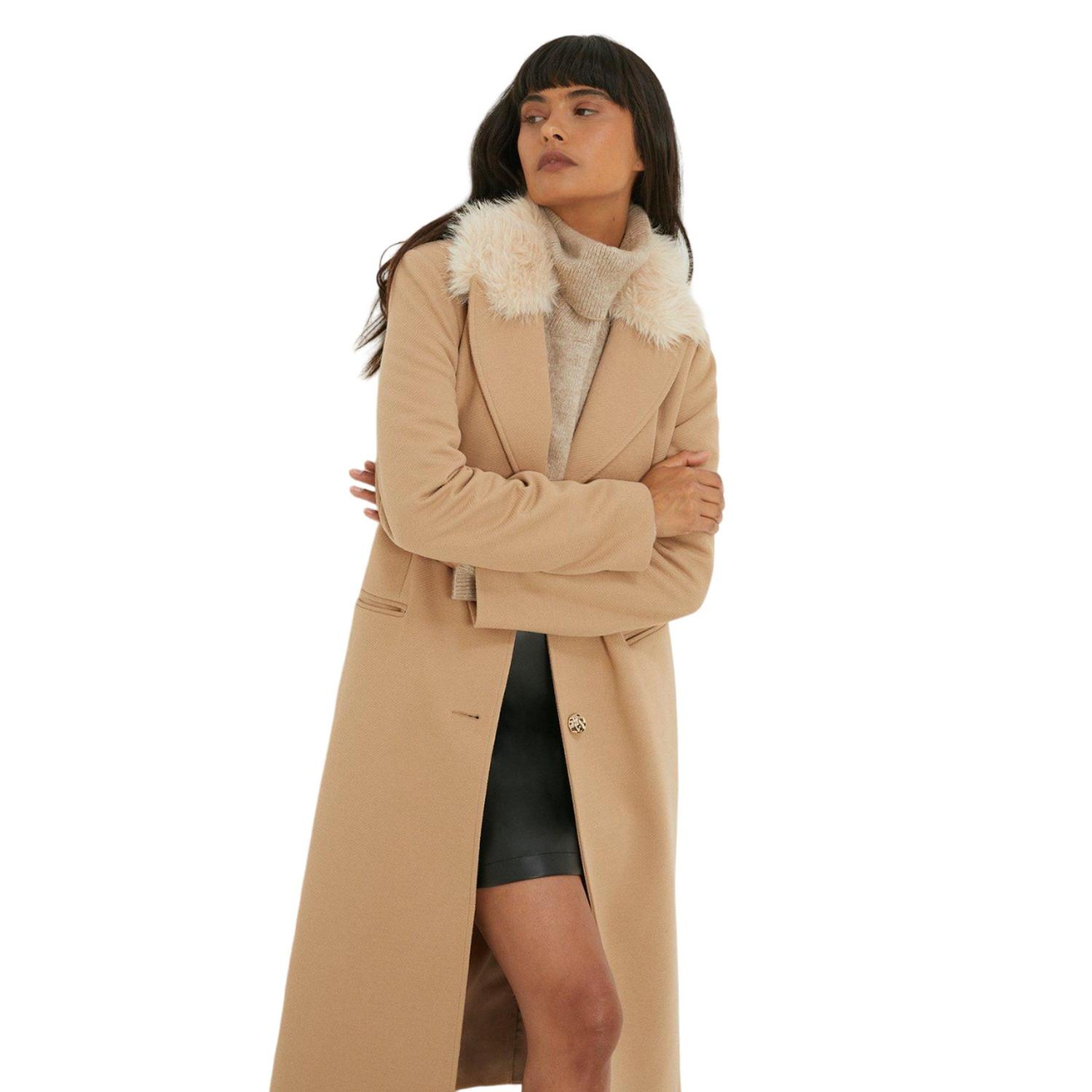 Image of Mantel Einreihig Damen Camel L