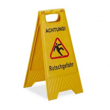 Warnschild Nasser Boden