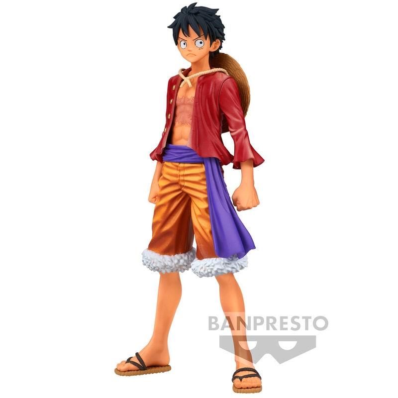 Banpresto  One Piece DXF Serie Grandline Monkey D Luffy Wanokuni figura 16cm 