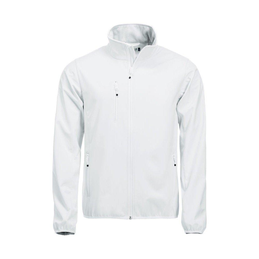 Image of Basic Softshelljacke Herren Weiss S