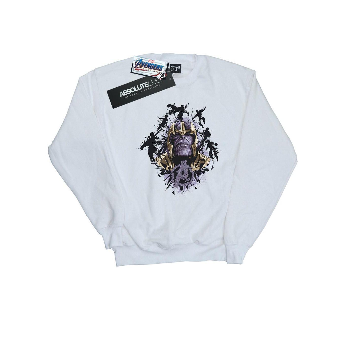Image of Avengers Endgame Warlord Thanos Sweatshirt Mädchen Weiss 116