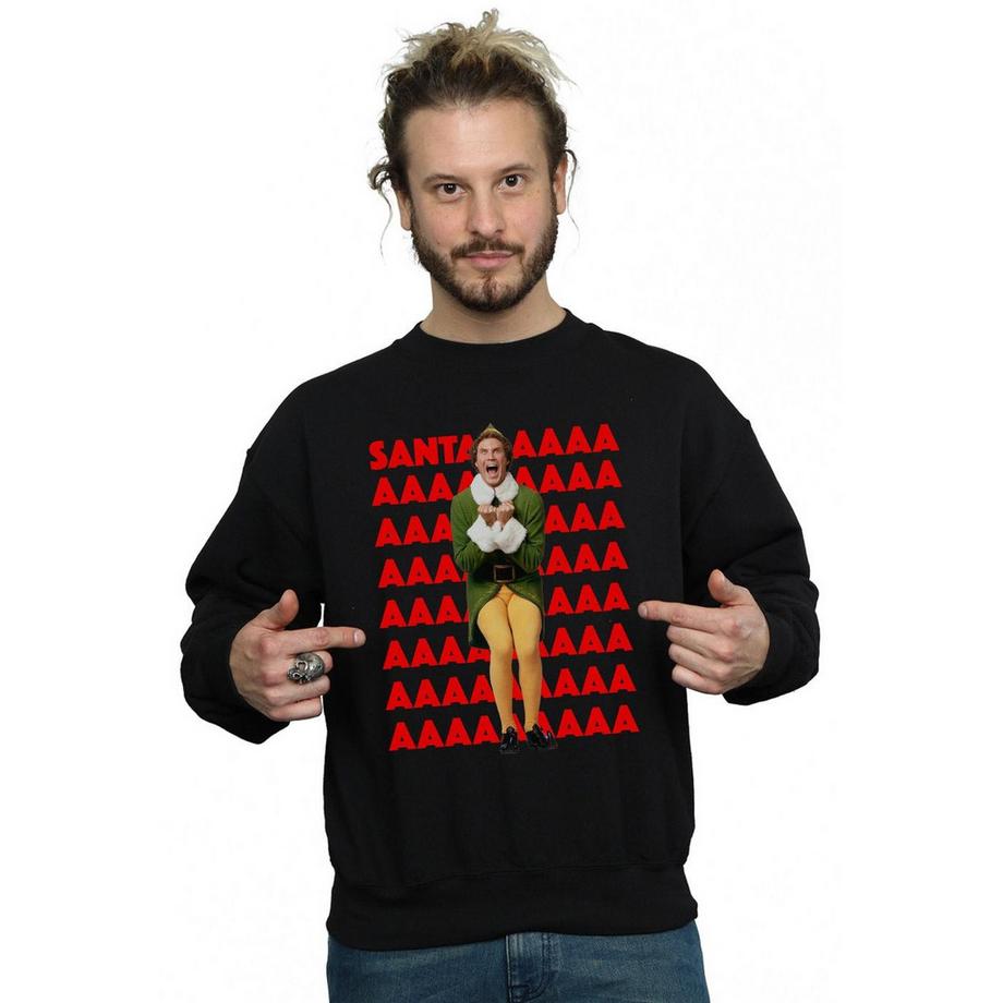 Elf Santa AAAA Rundhals-Sweatshirt  