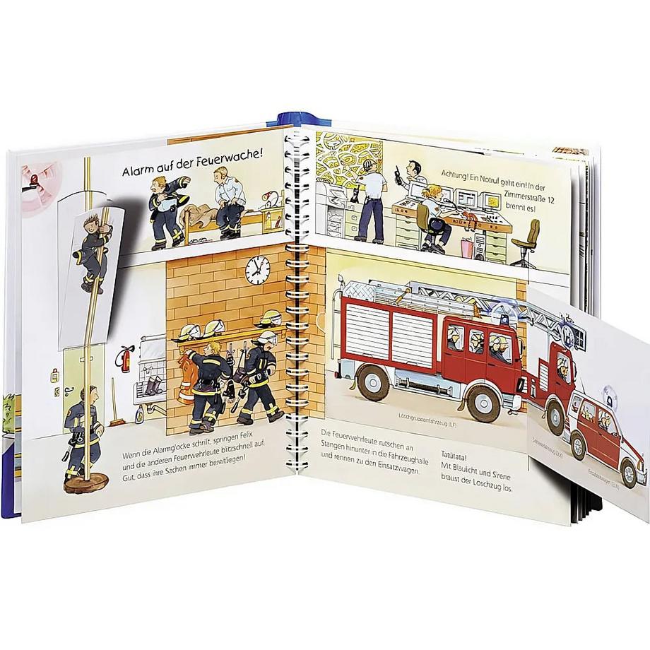 Wieso? Weshalb? Warum? junior, Band 2: Die Feuerwehr Reider, Katja; Metzger, Wolfgang (Illustrationen) Gebundene Ausgabe 