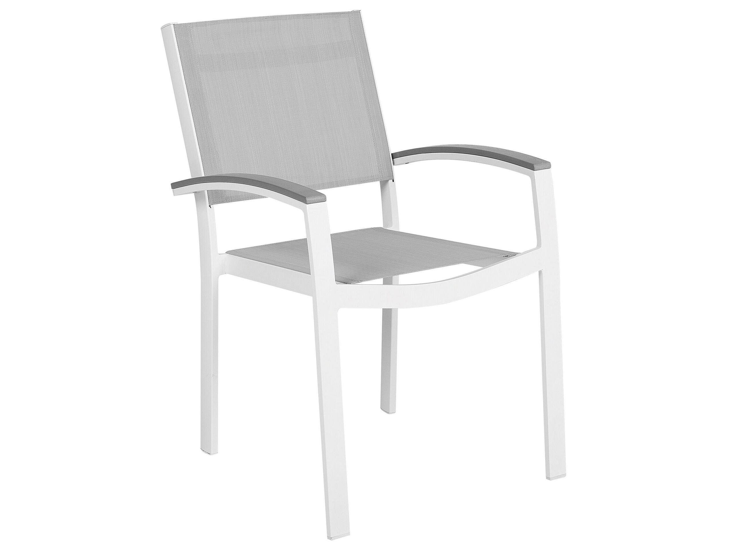 Beliani Set mit 2 Stühlen aus Aluminium Modern PERETA  