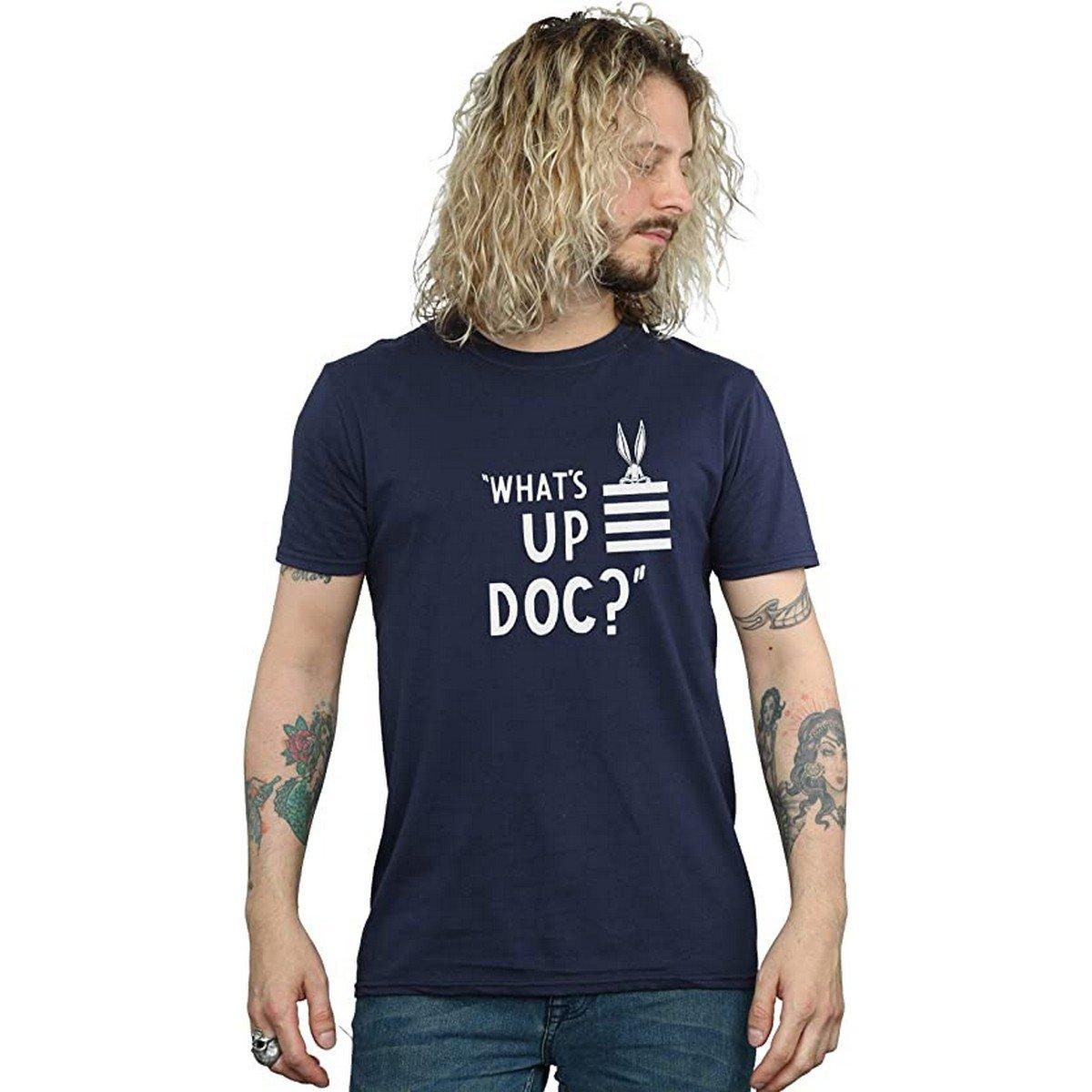 Image of What's Up Doc Tshirt Herren Marine XL