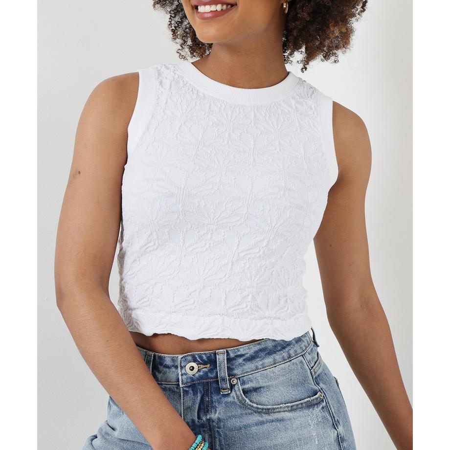 Joe Browns Texturiertes ärmelloses Top mit hohem Halsausschnitt  