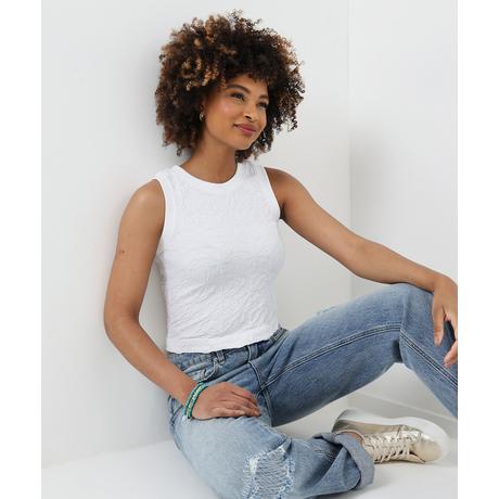 Joe Browns Top Senza Maniche a Collo Alto Testurizzato  