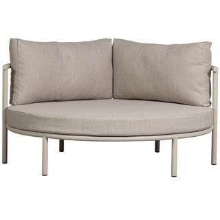 mutoni Lit lounge Mulberry rond aluminium sable 150  