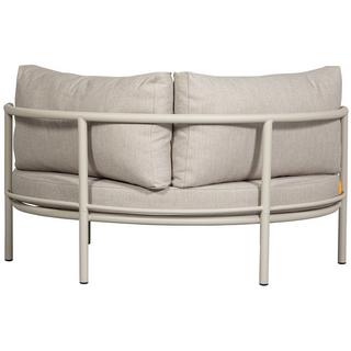 mutoni Lettino lounge Mulberry tondo alluminio sabbia 150  