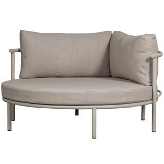 mutoni Lit lounge Mulberry rond aluminium sable 150  