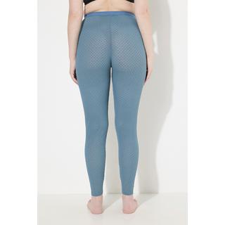 Ulla Popken  Legging, dentelle motif diamant, matière légèrement transparente 