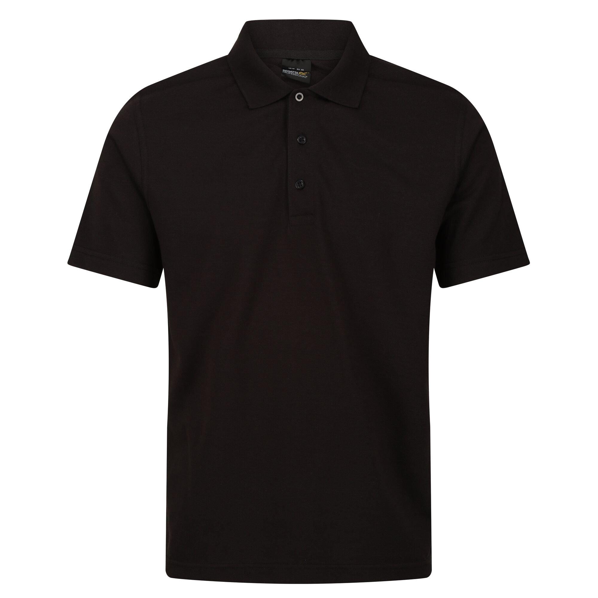 Image of Pro 6535 Poloshirt Kurzärmlig Herren Schwarz XS