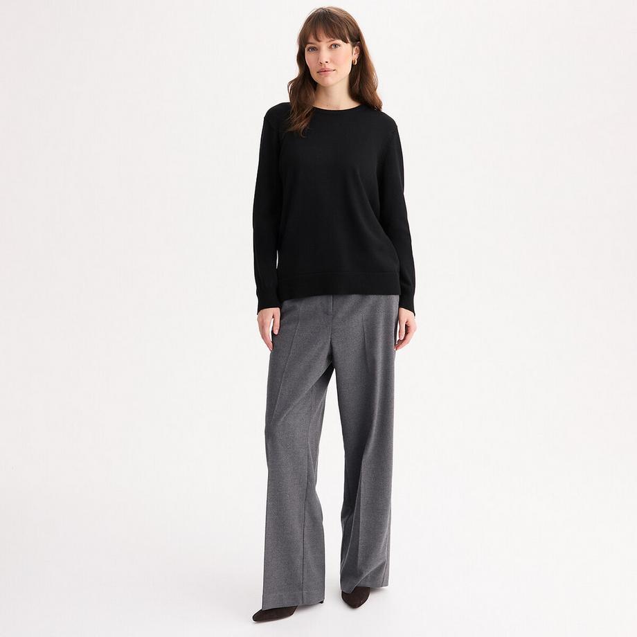 La Redoute Collections Feinstrick Pullover Rundhalsausschnitt  