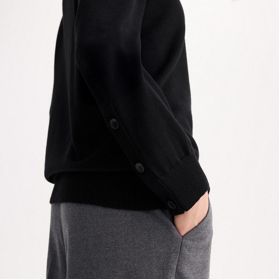 La Redoute Collections Feinstrick Pullover Rundhalsausschnitt  