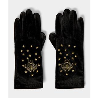 Joe Browns Federbestickte Velours-Handschuhe  