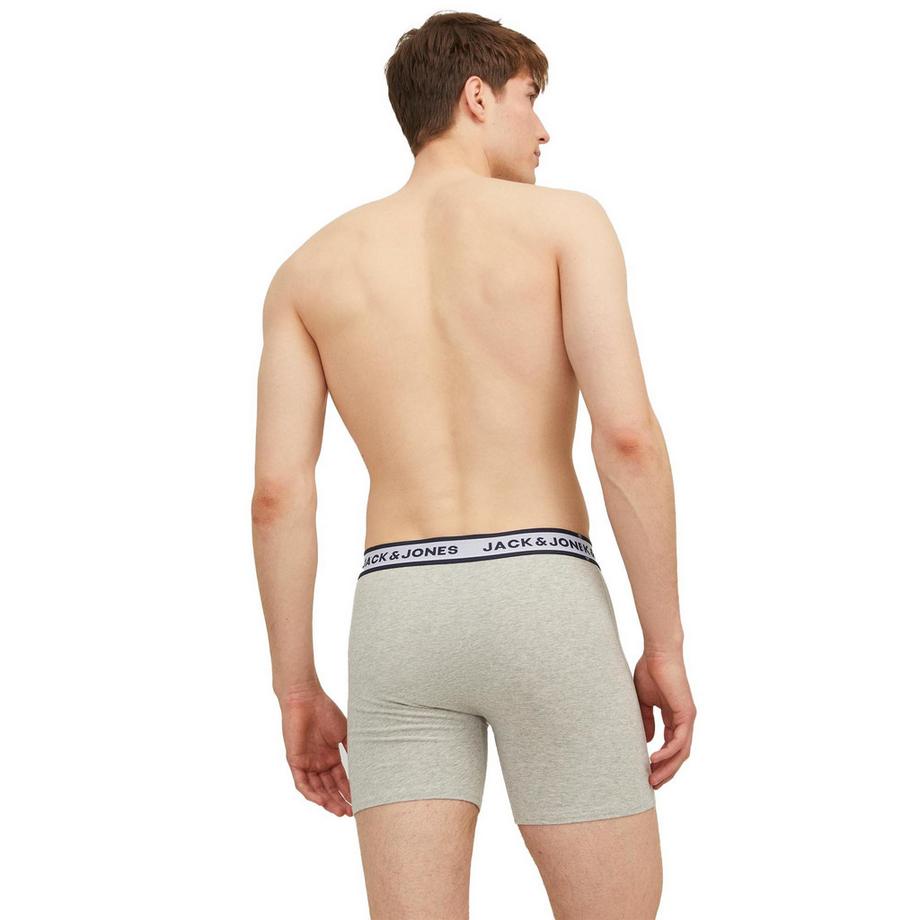 JACK & JONES JACSOLID Boxershorts Lot de 3  