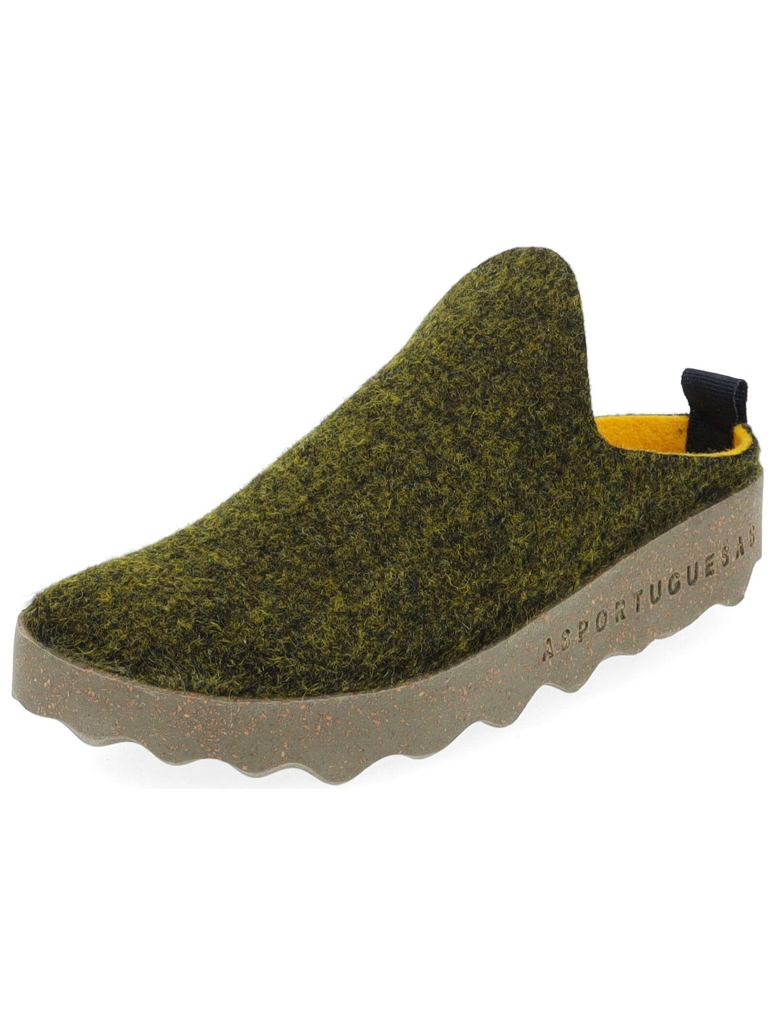 Image of Hausschuhe P018023 Damen Grün 37