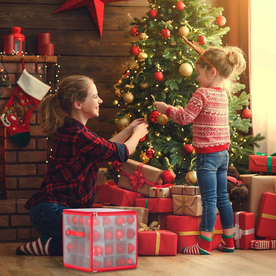 Northio Aufbewahrungsbox für Christbaumkugeln  