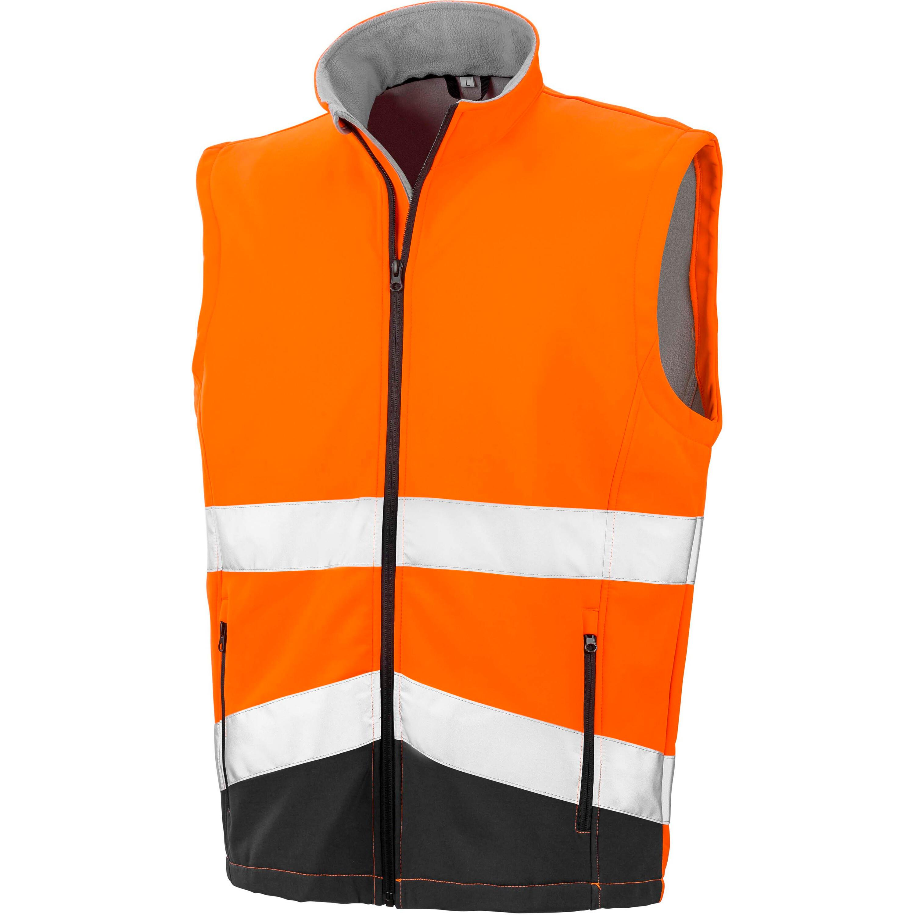 Result Softshell High Viz Weste  