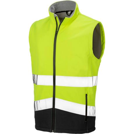 Result Softshell High Viz Weste  