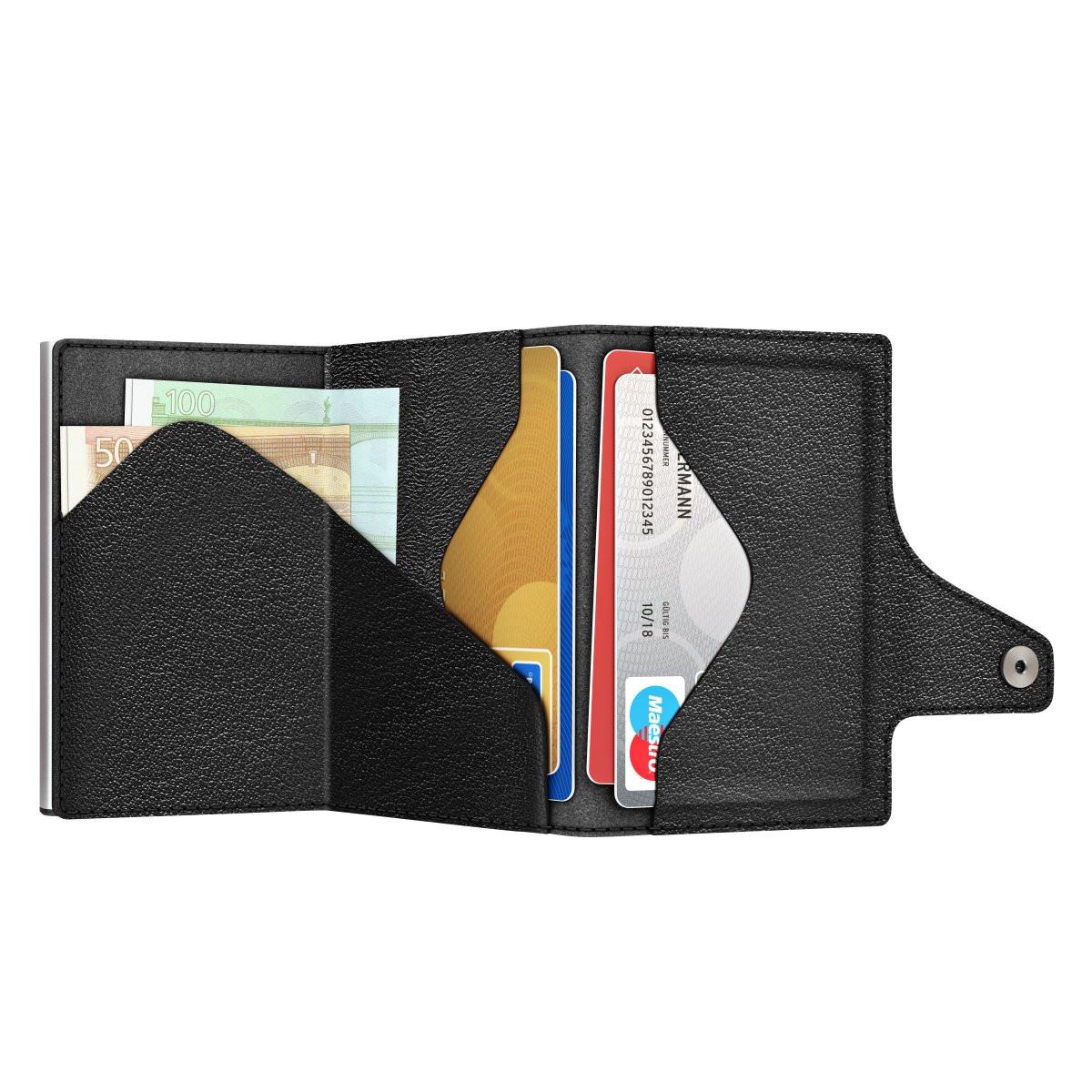 Tru Virtu Click & Slide Punk Silver Portefeuille  