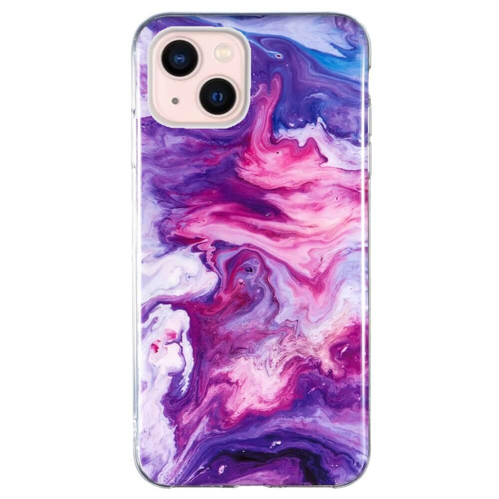 Image of iPhone 15 Plus - Silikon Gummi Case Marble