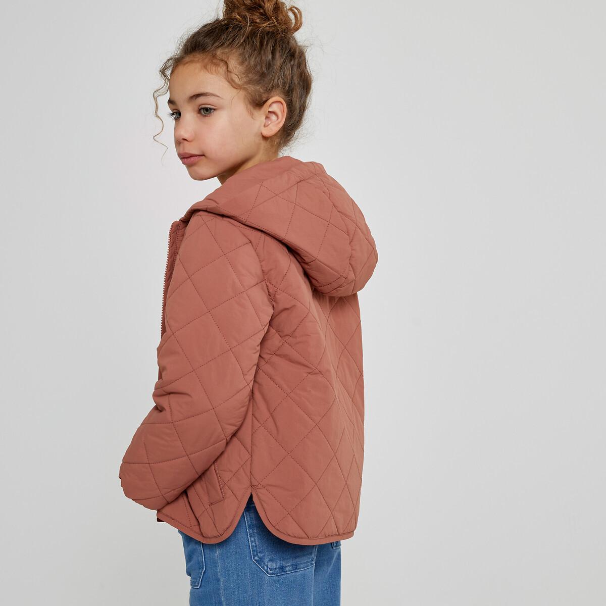 Image of Leichte Steppjacke Mit Kapuze Mädchen Rot 5-6A