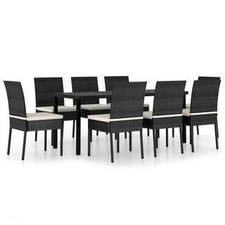 VidaXL set da pranzo Polirattan  