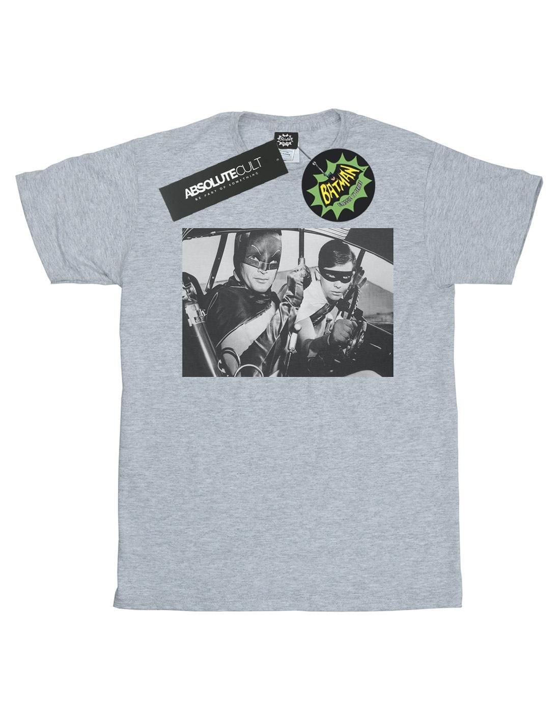 Image of Batman Tv Series Ready For Action Tshirt Damen Grau M