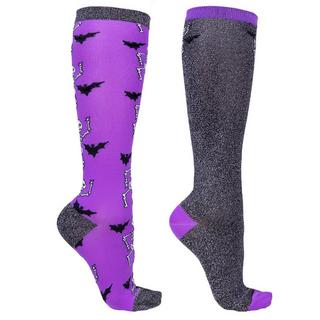 QHP  paires chaussettes équitation halloween (x2) 