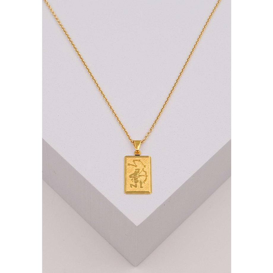 MUAU Schmuck  Anhänger Sternzeichen Schütze Gelbgold 750, 20x9mm 