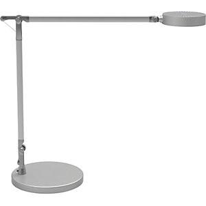 Maul Lampe de table à diodes LED MAULgrace, intensité lumineuse variable, argent.  