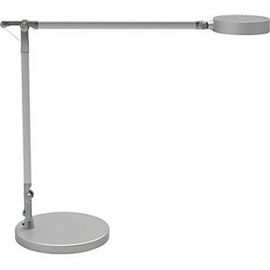 Lampe de table à diodes LED MAULgrace, intensité lumineuse variable, argent.