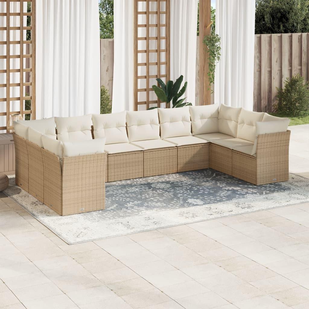 VidaXL Garten sofagarnitur poly-rattan  