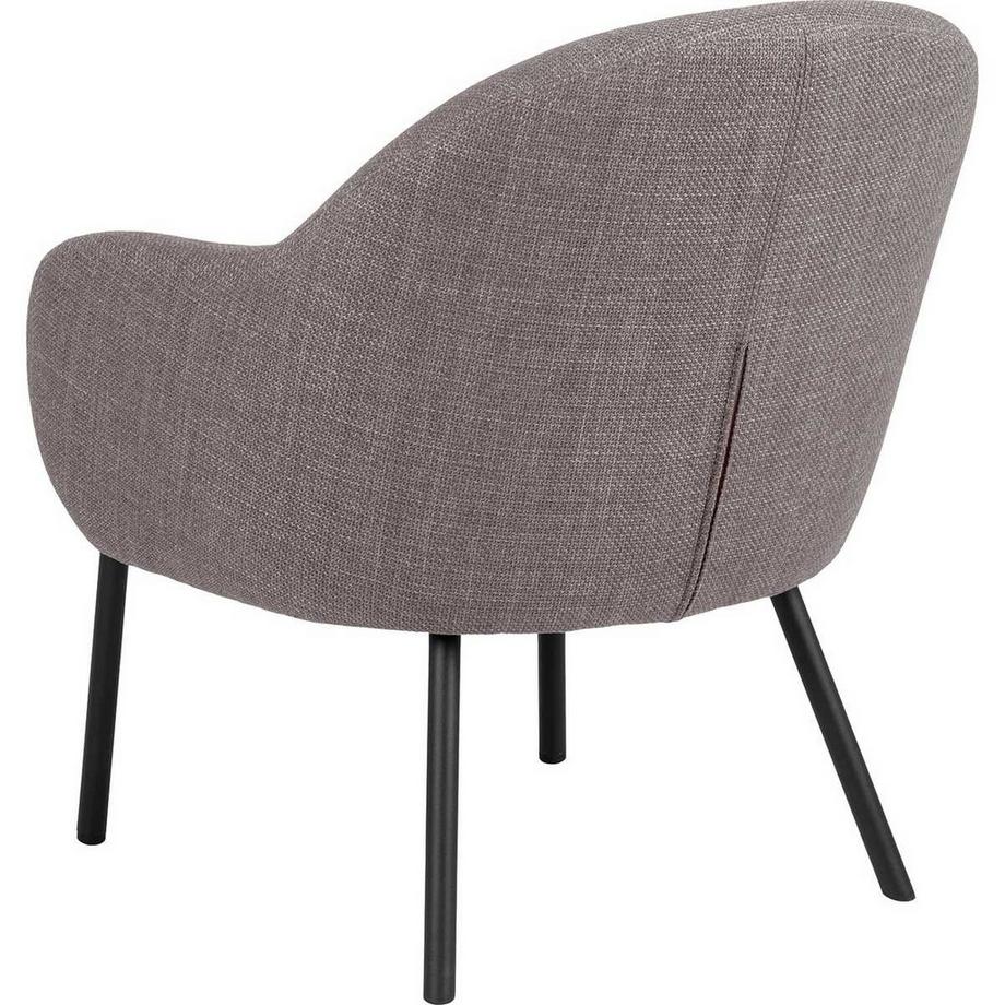 mutoni Chaise lounge Rurela gris-brun  