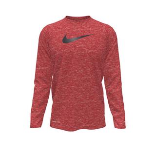 NIKE  NIKE HEATHER LONG SLEEVE HYDROGUARD 