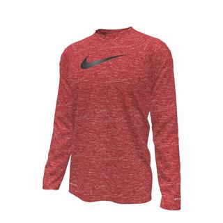 NIKE  NIKE HEATHER LONG SLEEVE HYDROGUARD 