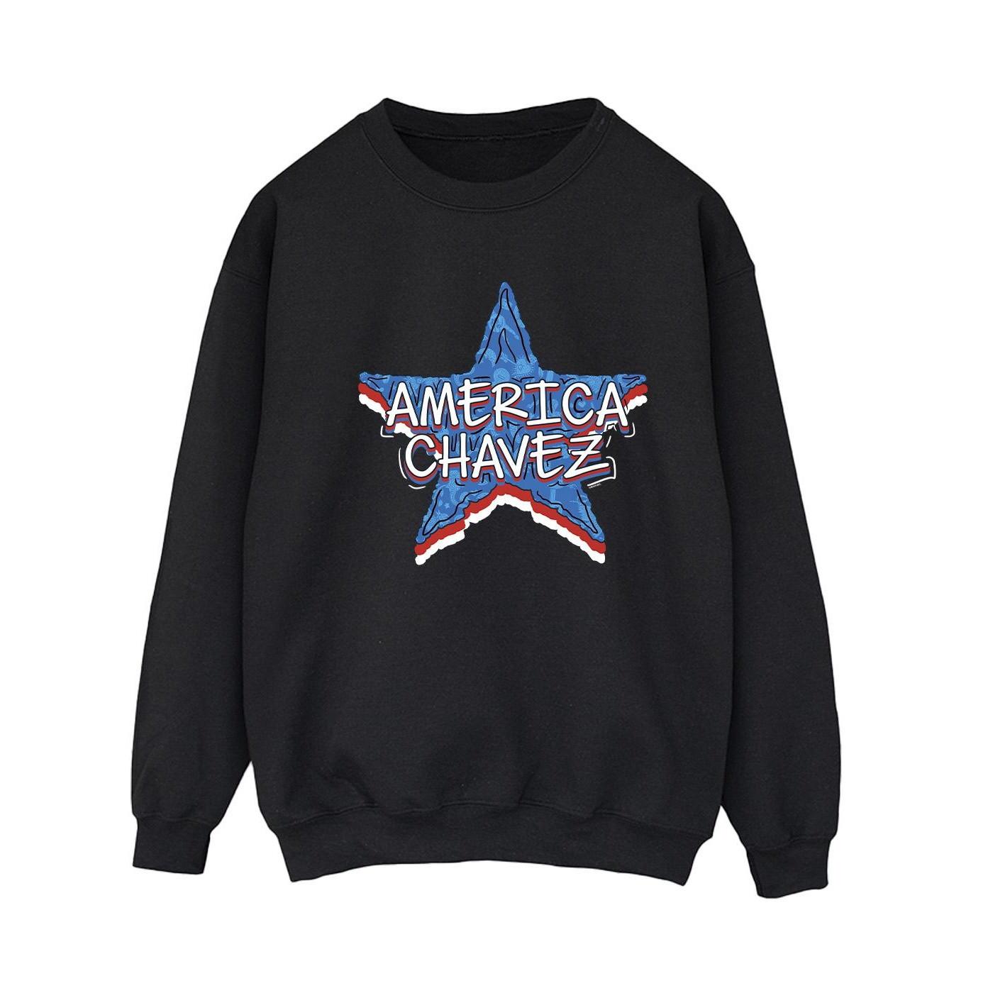 Image of Doctor Strange America Chavez Sweatshirt Damen Schwarz XL