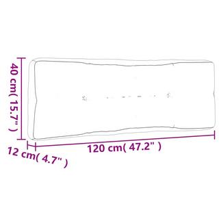 VidaXL Palettensofa-auflagen 5 stk. gewebe  