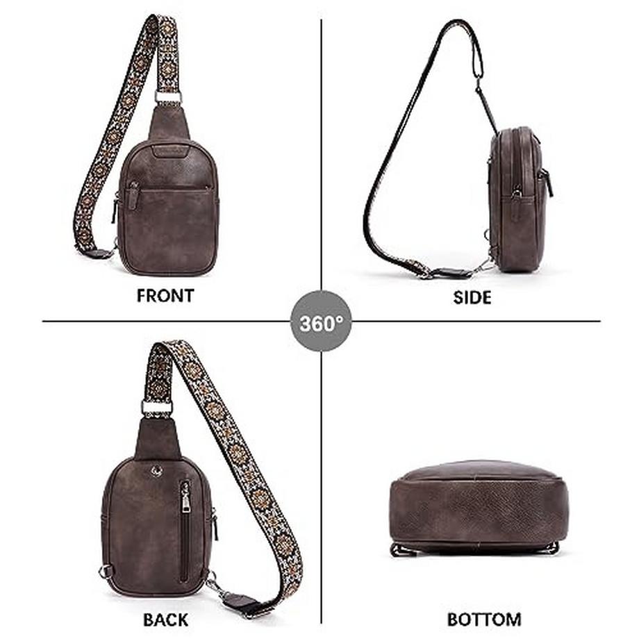 Only-bags.store PU Leder Sling Bag  