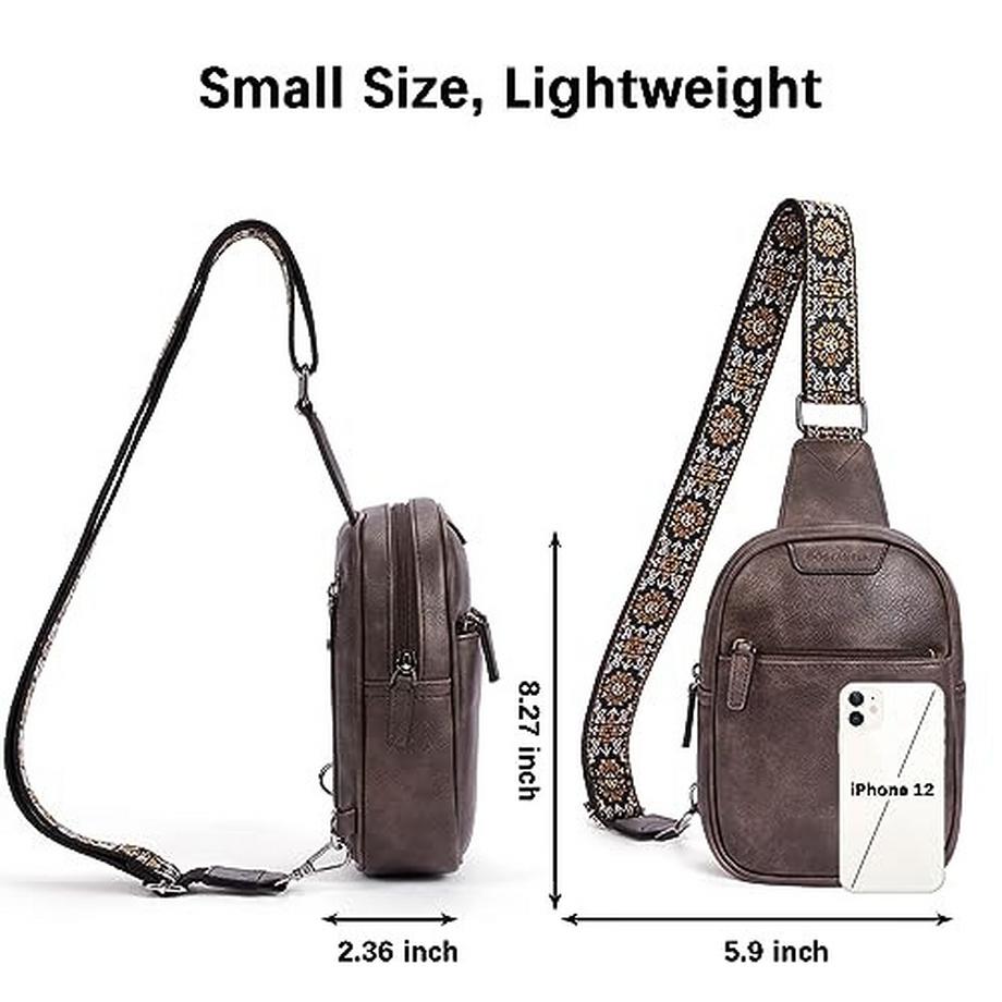 Only-bags.store PU Leder Sling Bag  