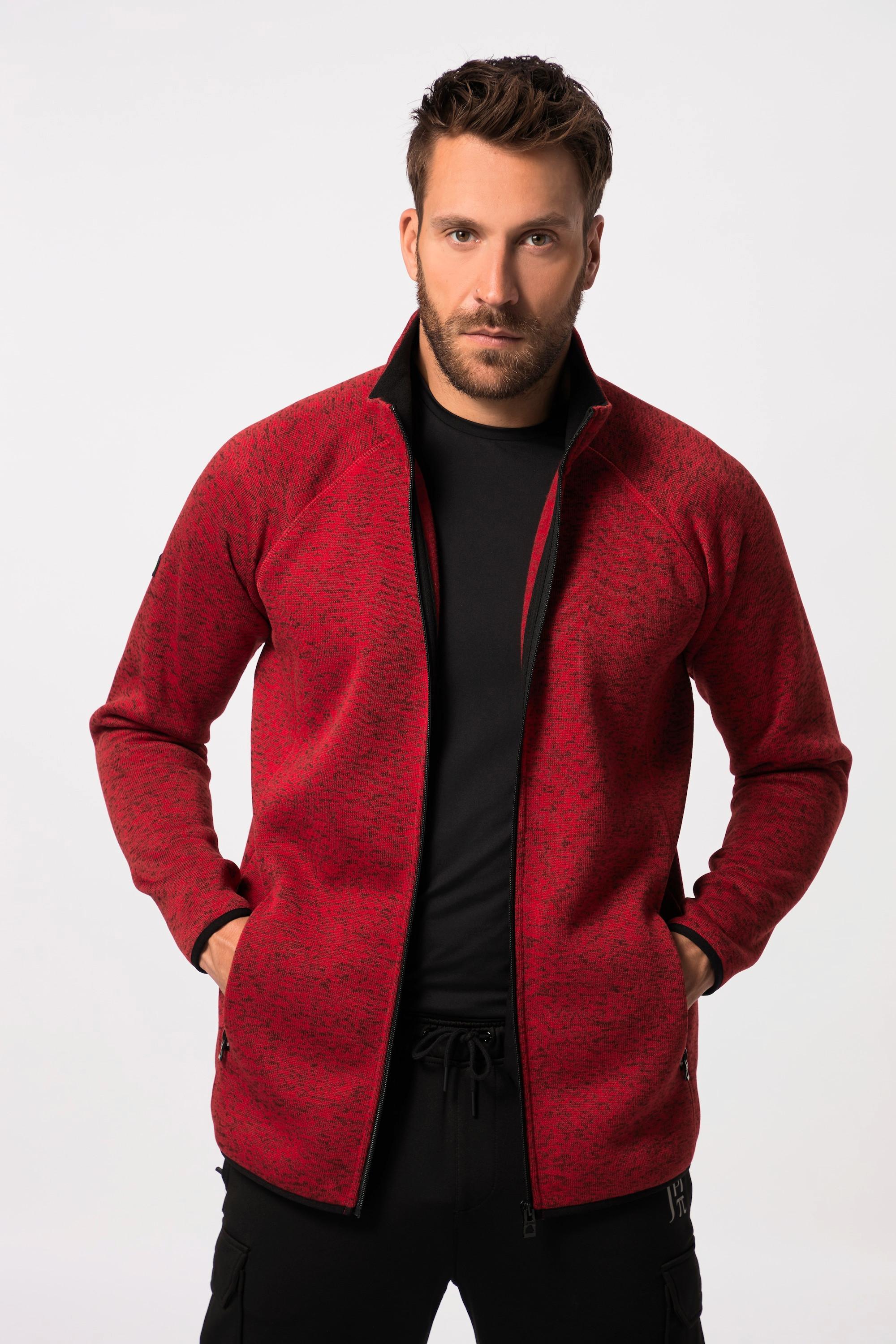 JP1880  Strickfleece-Jacke 