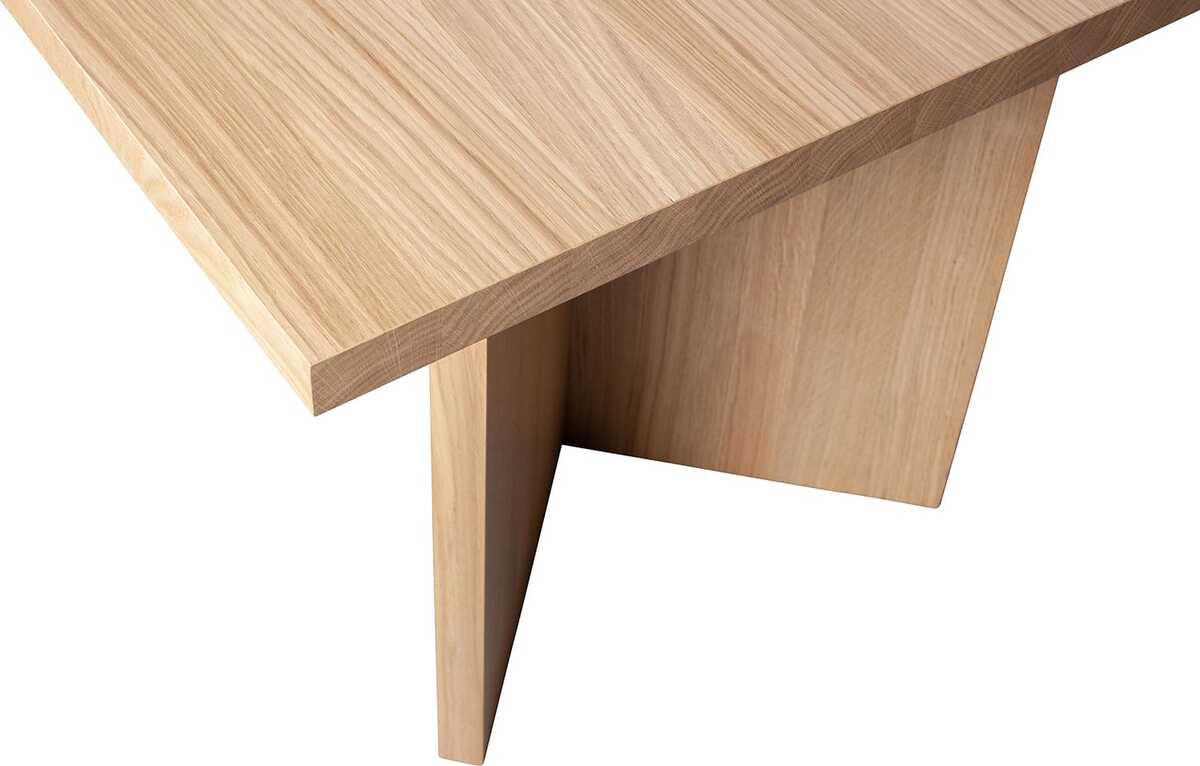 mutoni Table de salle à manger Angle Chêne FSC  