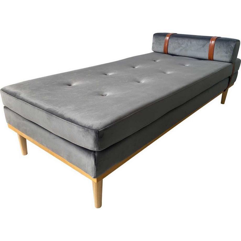 mutoni Daybed velours gris 180  