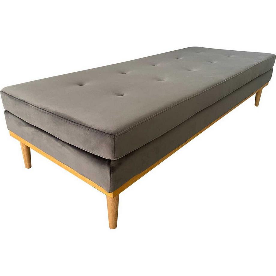 mutoni Daybed velours gris 180  